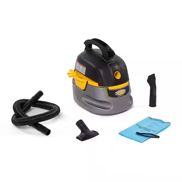 small portable wet/dry vac car auto detail shop vacuum cleaner blower 2.5-gallon