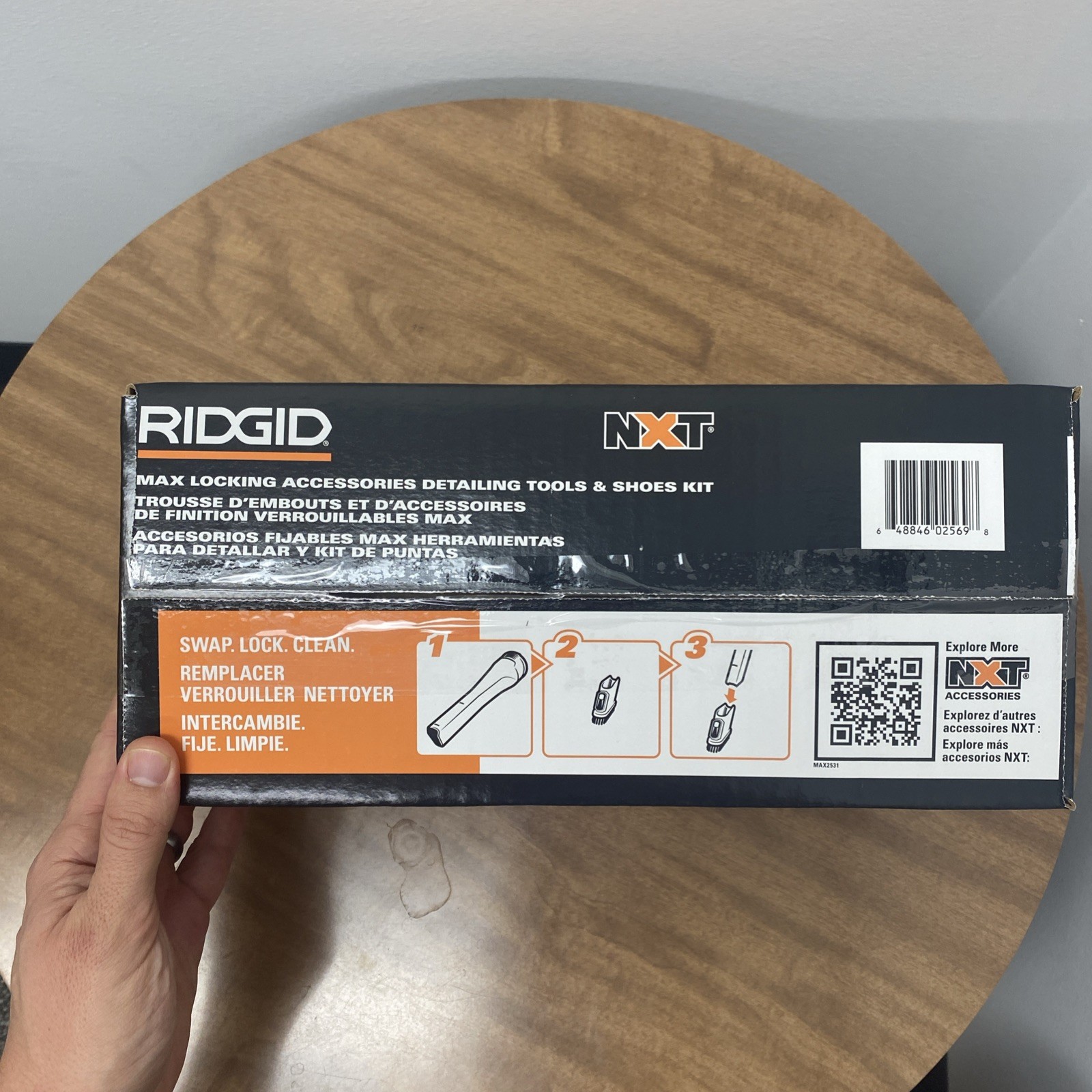 Rigid 2-1/2 In. MAX2531 NXT Max Crevice Tool, Dusting Brush Vacuum Attachments