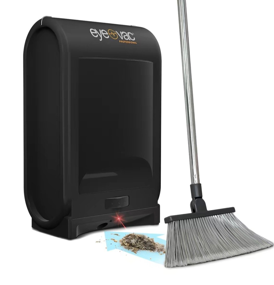 EyeVac Professional Electric Dustpan Vacuum – White