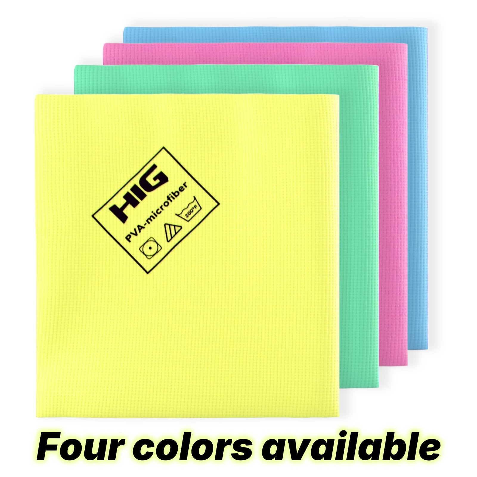 PVA Microfiber Cleaning Towels, Streak Free Shine, Ultra Absorbent, 5 Pack