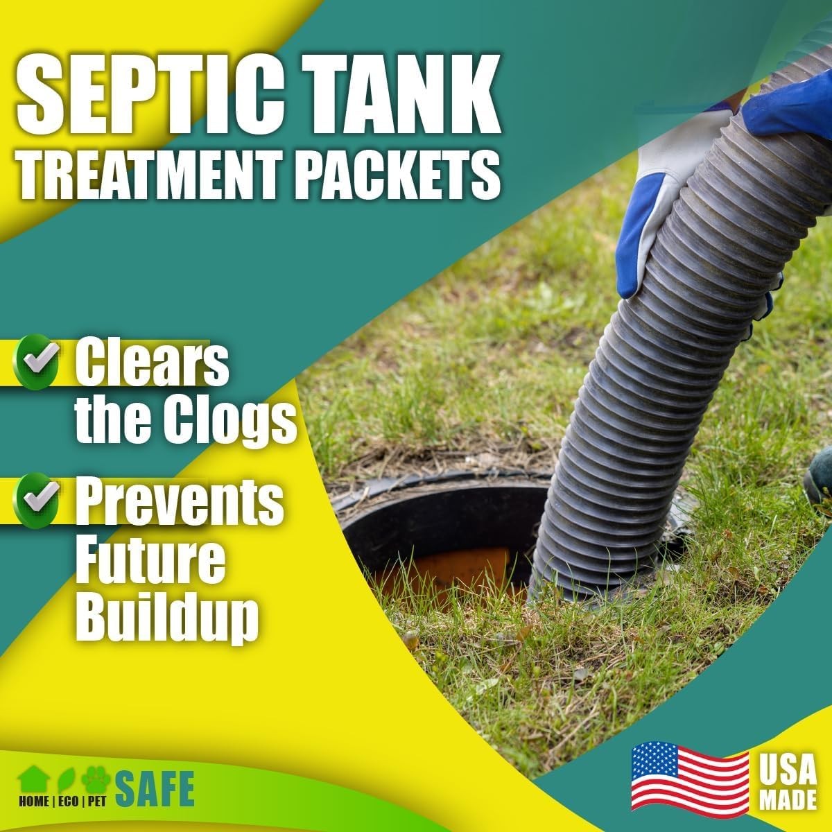 Green Pig Drain Field Cleaner, Septic Safe Clog 128 Fl Oz (Pack of 1)