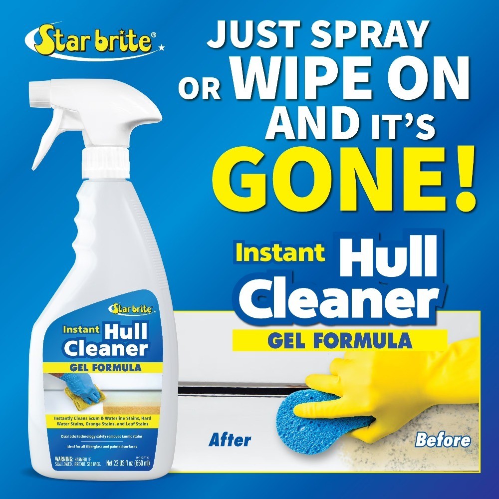Instant Boat Hull Cleaner Easy to Use Formula