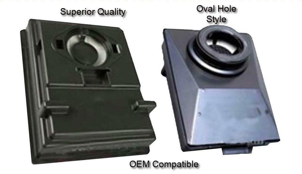 2 Oval Hole Hepa Filters for Rainbow Vacuum Cleaner E2 TYPE 12 Replaces R12179