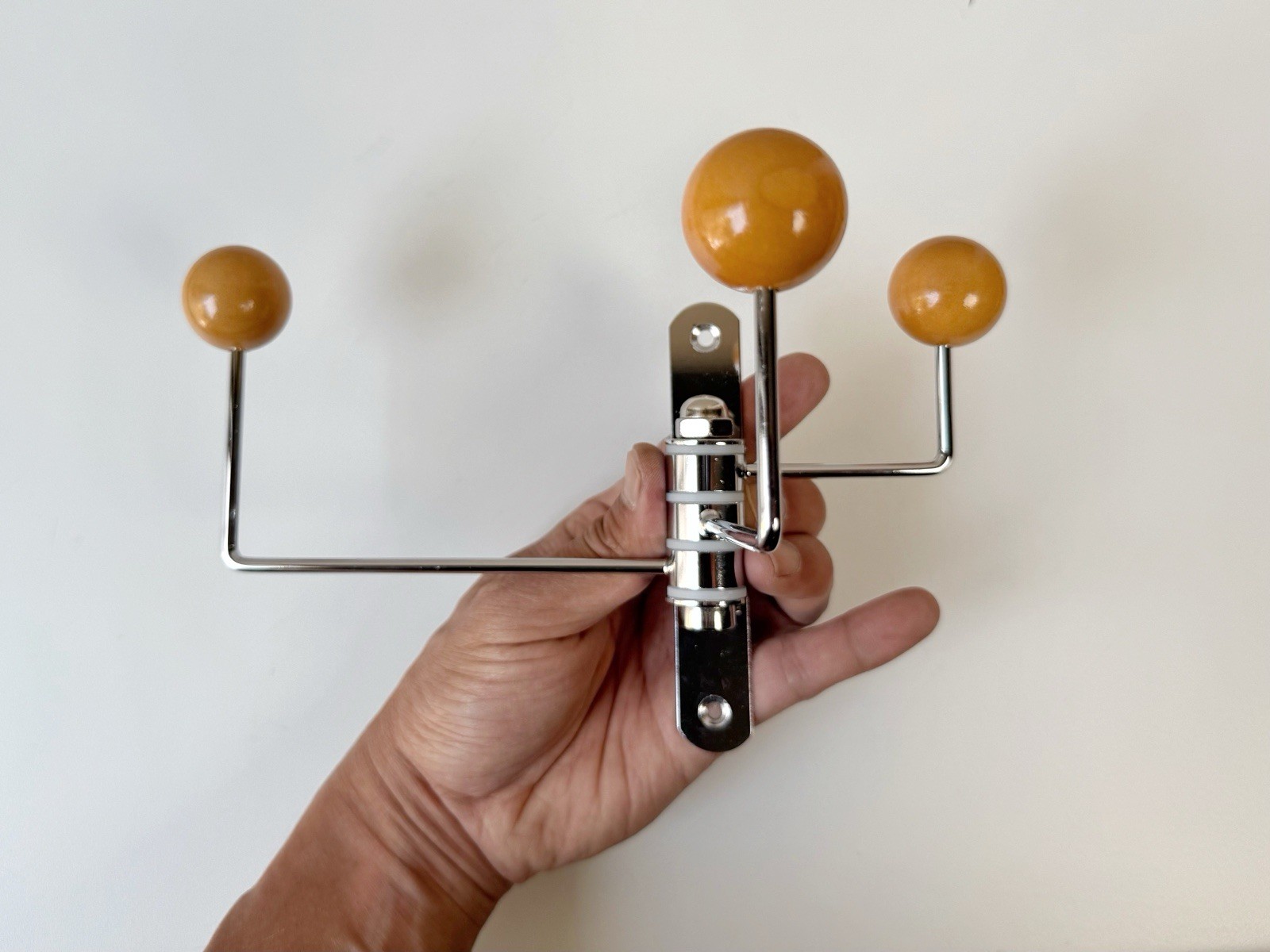 Mid Century Hooks Coat Rack Entryway Organizer Modern Minimalist Wall Art Decor