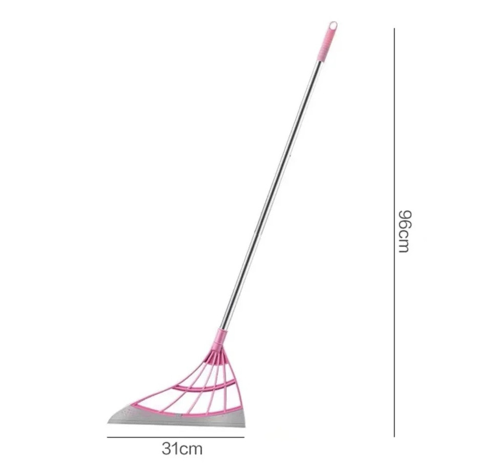1pc Silicone Scraper Broom Magic Wiper Floor Glass Cleaning Mop – NEW