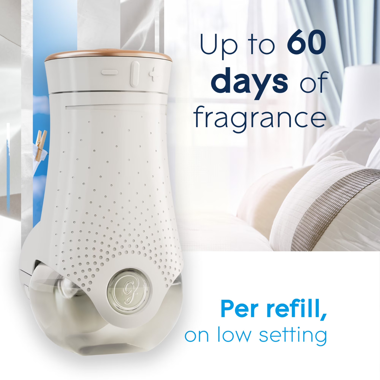 Glade PlugIns Scented Oil 5 Refills, Air Freshener, Clean Linen, Essential Oil I