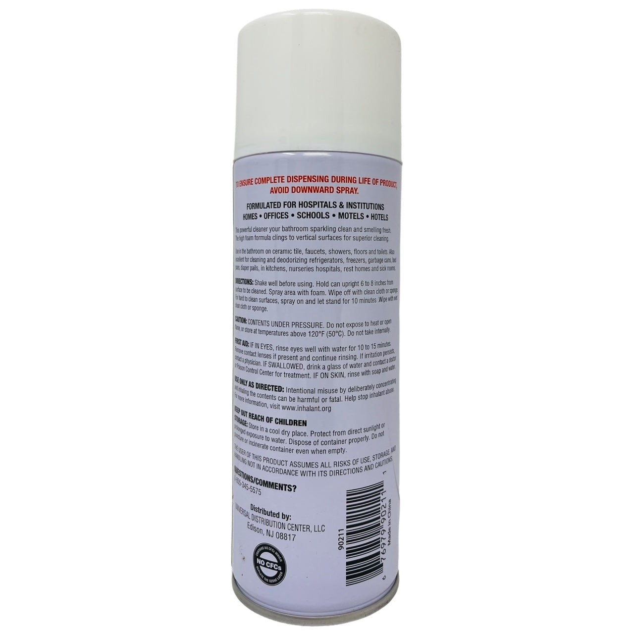 Non-Abrasive Foaming Bathroom Cleaner, 13oz. (Pack of 3)