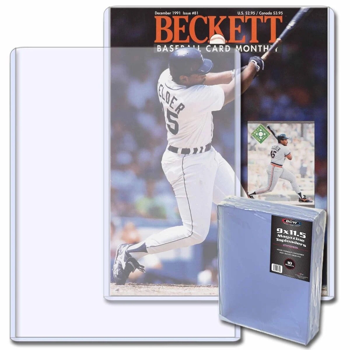 BCW Magazine Toploader 9×11 1/2 inches 5MM (10 pack)