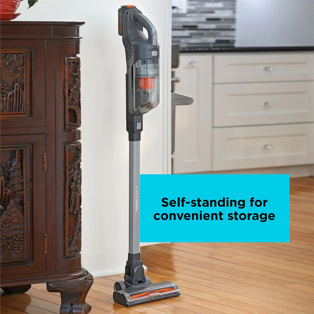 BLACK+DECKER 20V MAX* Cordless Stick Vacuum with LED Floor Lights – BHFEA18D1