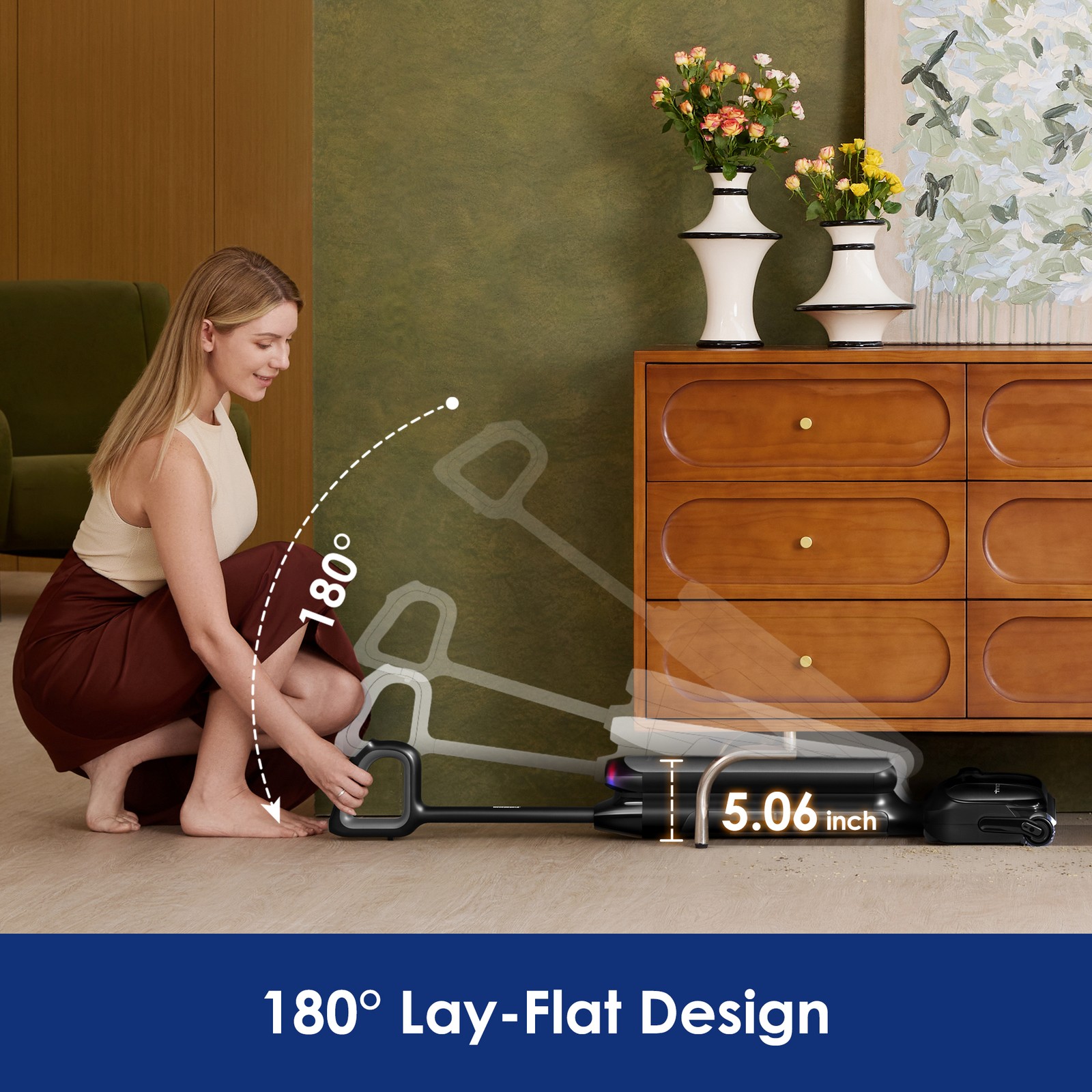 Tineco Floor One S7 Artist Wet Dry Vacuum Cleaner, 22kPa Suction,50 Min Runtime
