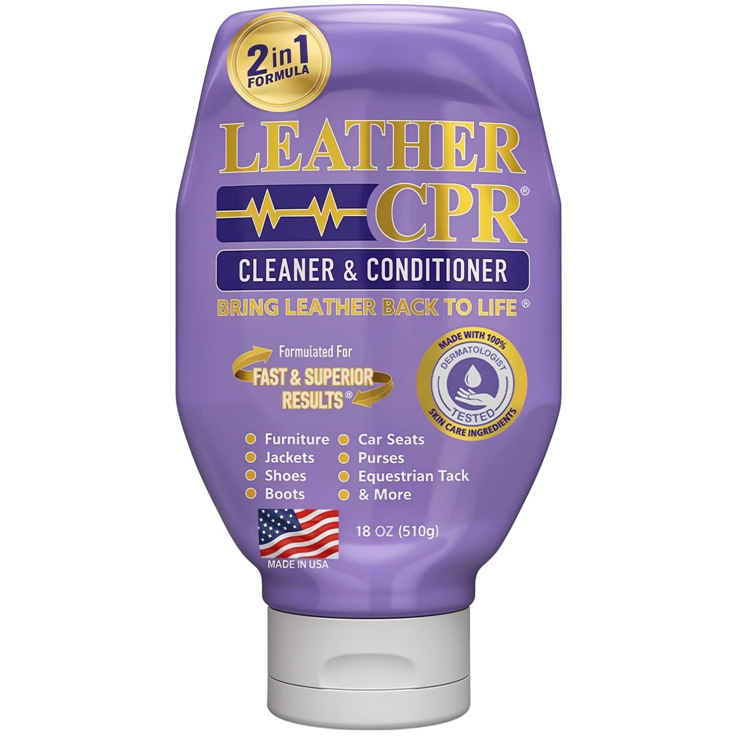 Leather Cleaner & Conditioner 18oz – Furniture, Car Seats