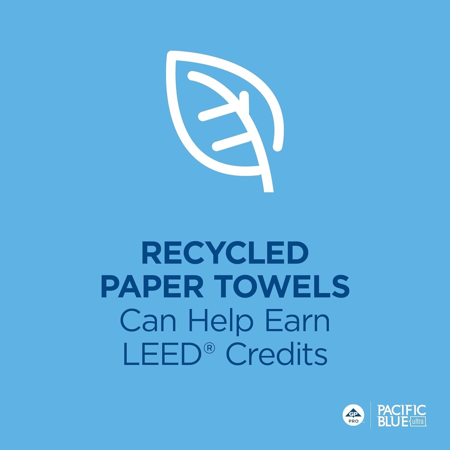 Hardwound Roll Towels 8 x 1150 ft White 3 Rolls/Carton, Recycled Paper Towel