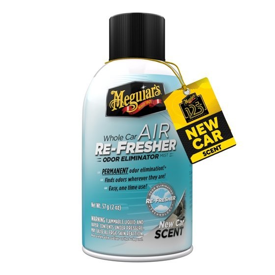 Meguiar’s G16402 Whole Car Air Re-Fresher,Odor Eliminator Mist New Car Scent 2oz