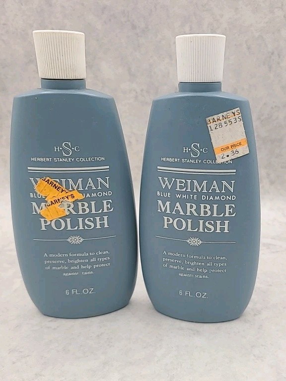 Weiman Marble Polish Lot Of 2 Discontinued Original Formula See Description