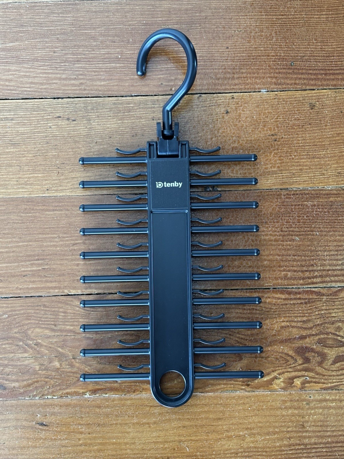 Mens Neck Tie Racks Organizer Holder Rotating Hanger Hook No Slip Sturdy