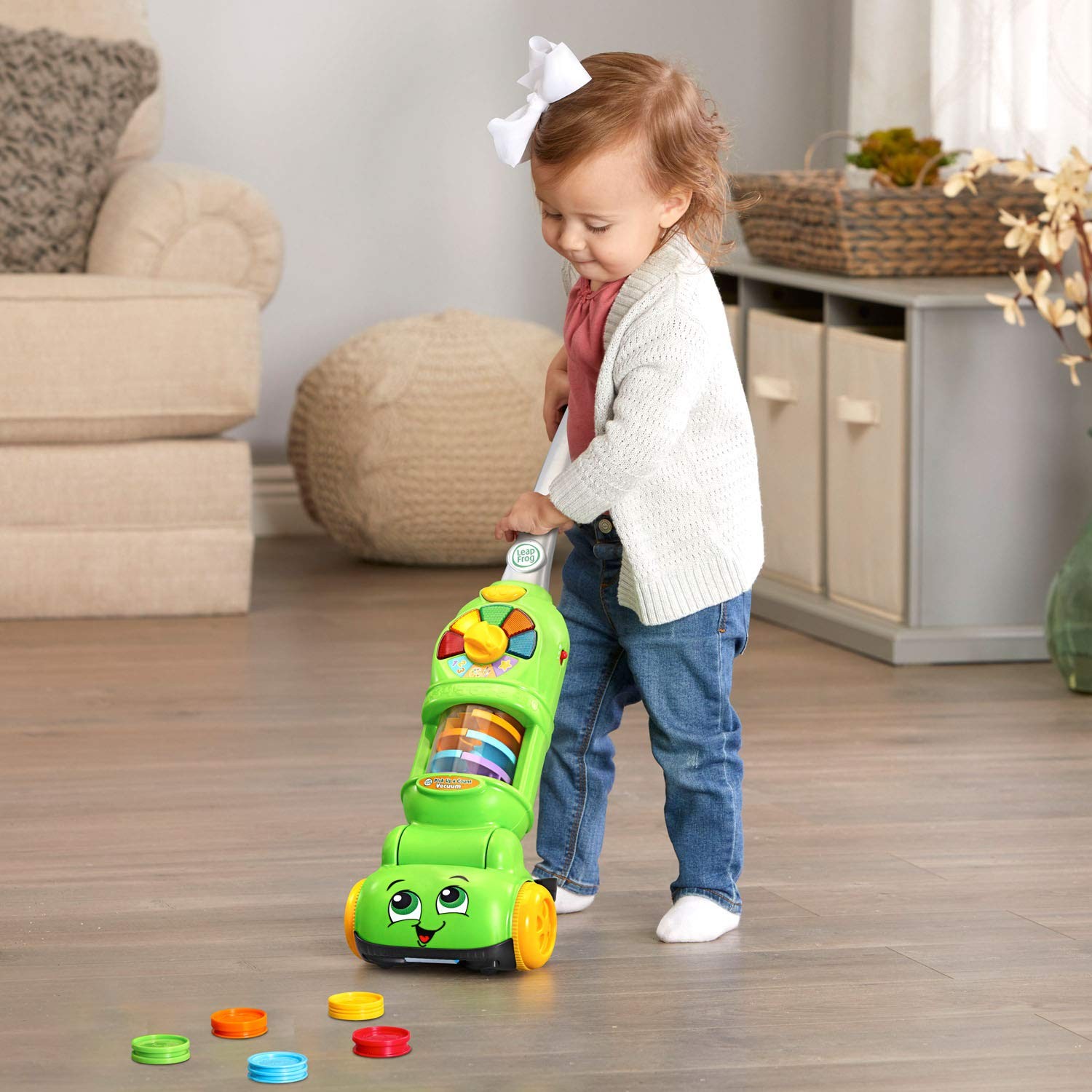 Pick Up and Count Vacuum, Green