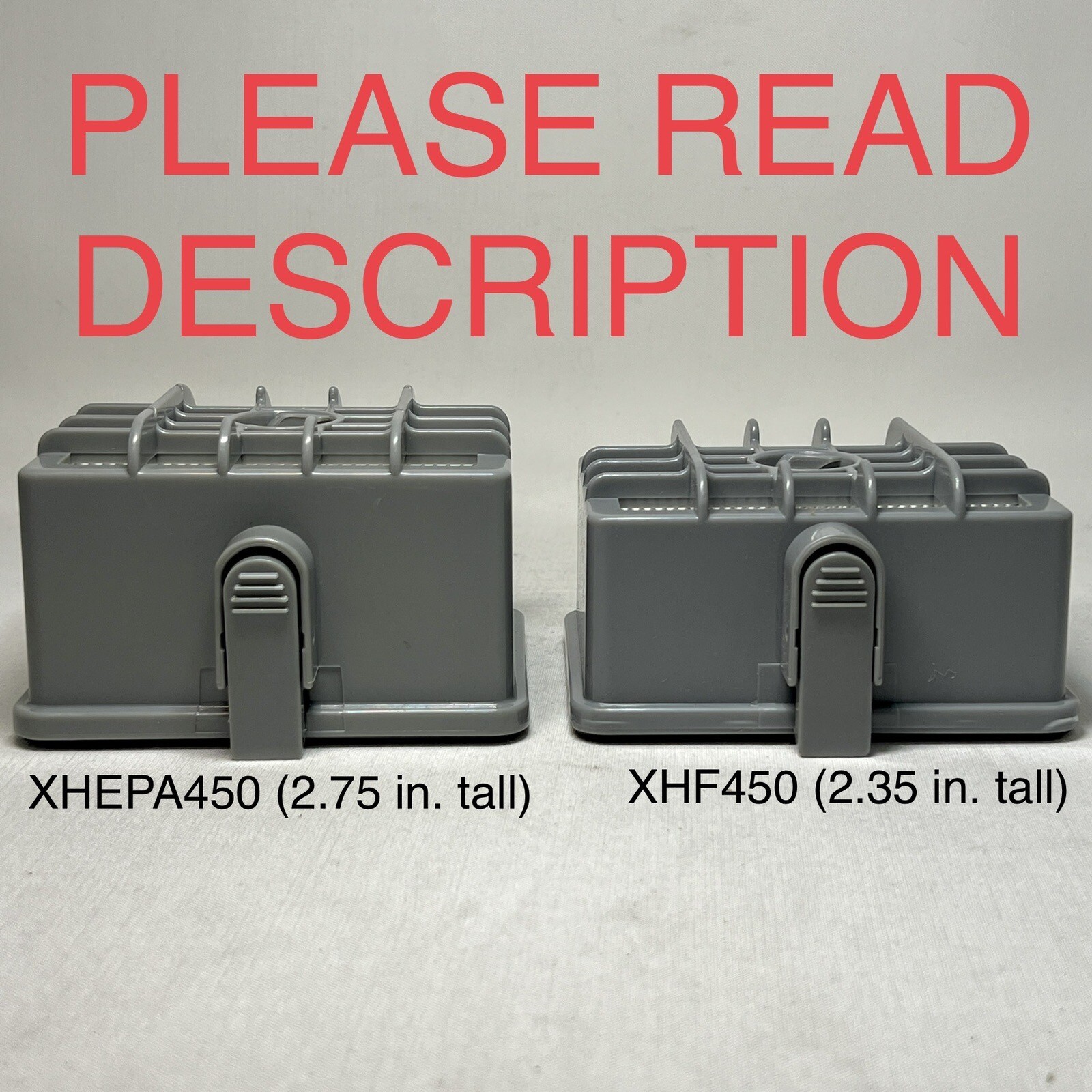 Shark HEPA Filter Replacement for NV472 NV480 NV480C NV480Q NV481 (2.75″ H)