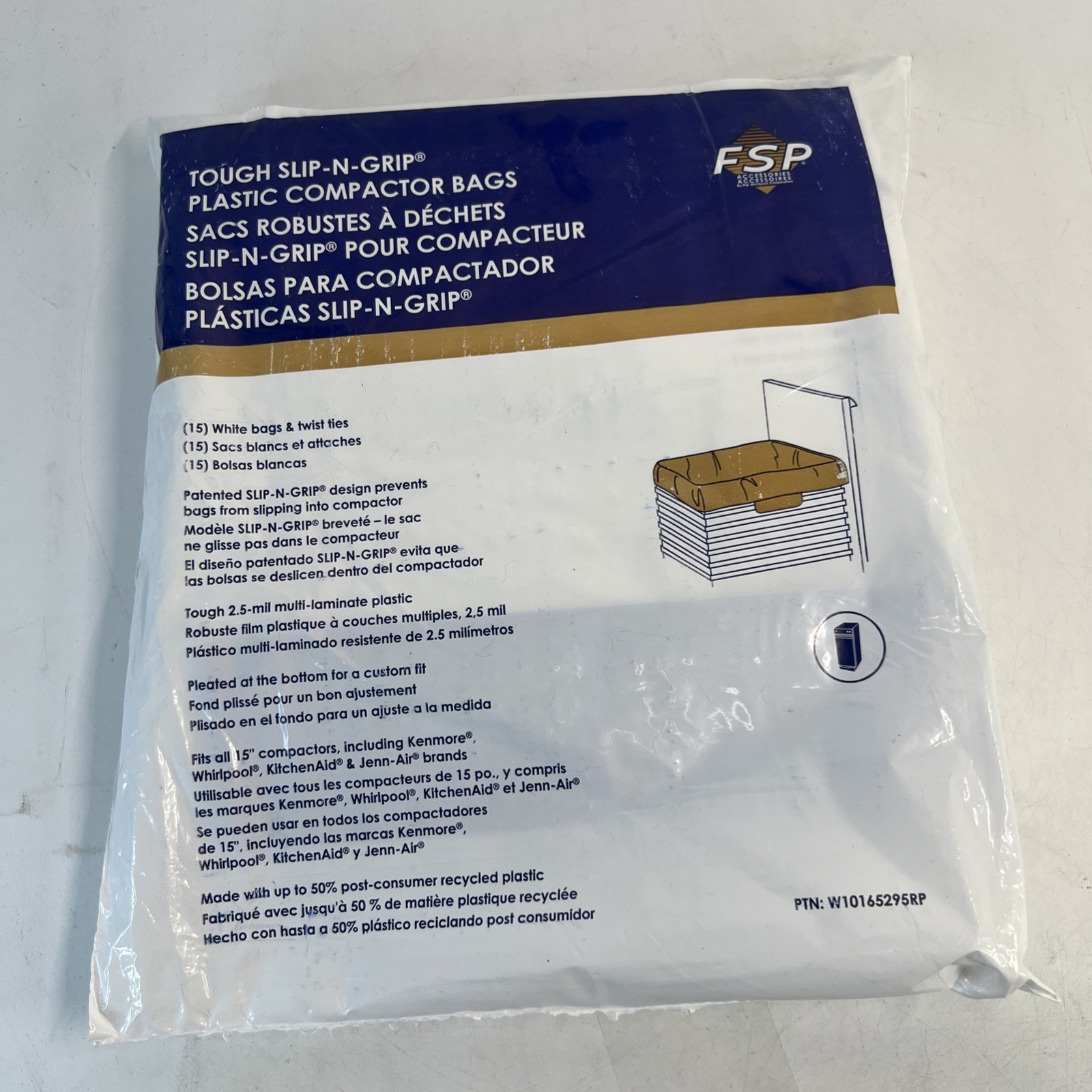 Jenn-Air Maytag 15 inch Trash Compactor Bag 4318921 15-Bags