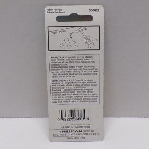 Lot of 12 OOK ReadyNail 10 lbs Picture Hooks Conventional Hanger 6 Pcs Ea. 50582