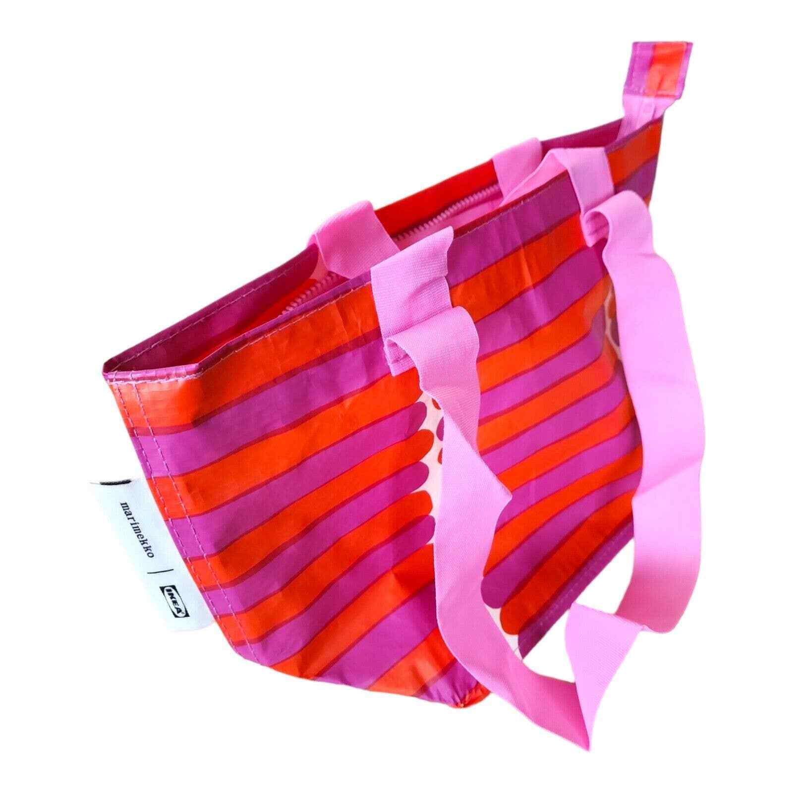 Marimekko ✕ IKEA BASTUA Reusable Shopping Bag, Pink ** LIMITED EDITION ** NWT