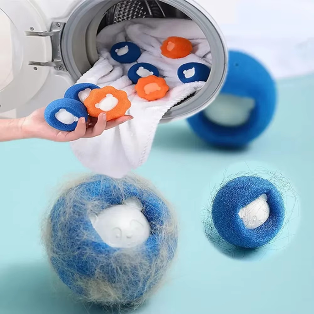 1/5/10Pcs Pet Hair Remover Balls Reusable Lint Catcher for Laundry Washer Dryer