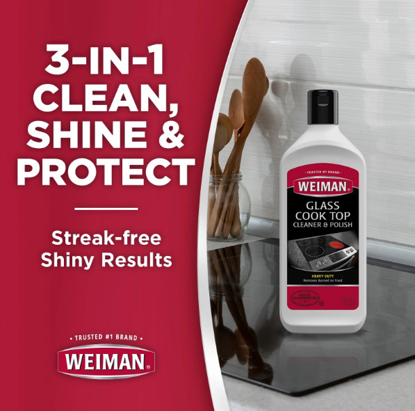 Weiman Glass Cook Top Cleaner, 15 Oz