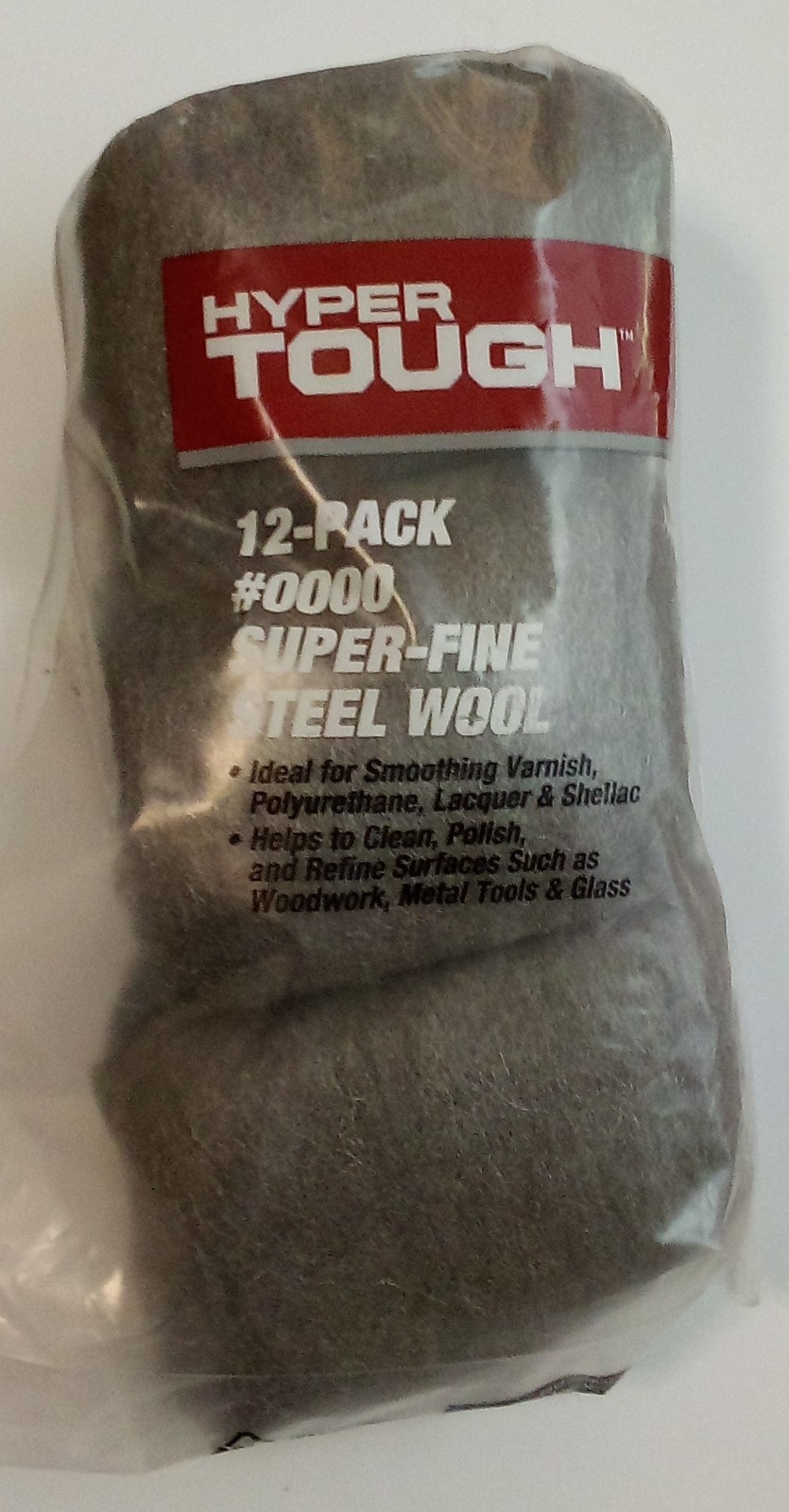 Hyper Tough 12-pack #0000 300 Count Super-Fine Steel Wool Pads