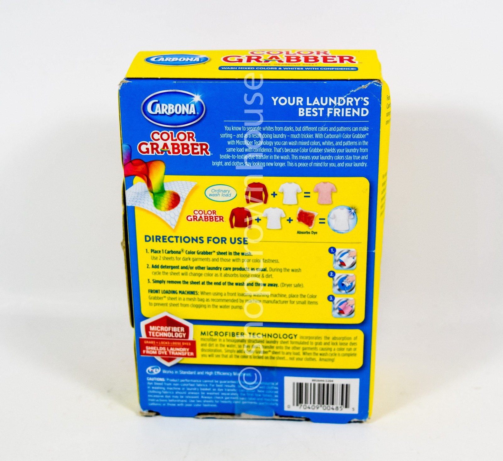 1 Carbona Color Grabber w Microfiber 45 In-Wash Sheets Total EXP 02/08/2022
