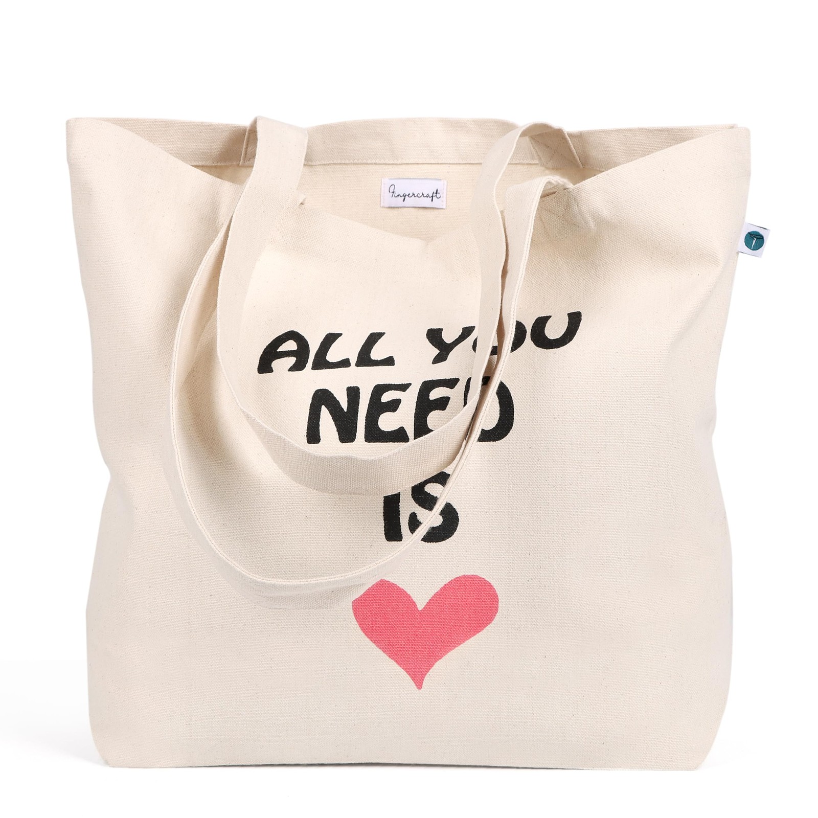 Tote Bag, Lightweight and High Capacity Natural Cotton Canvas Shopping Bag, M…