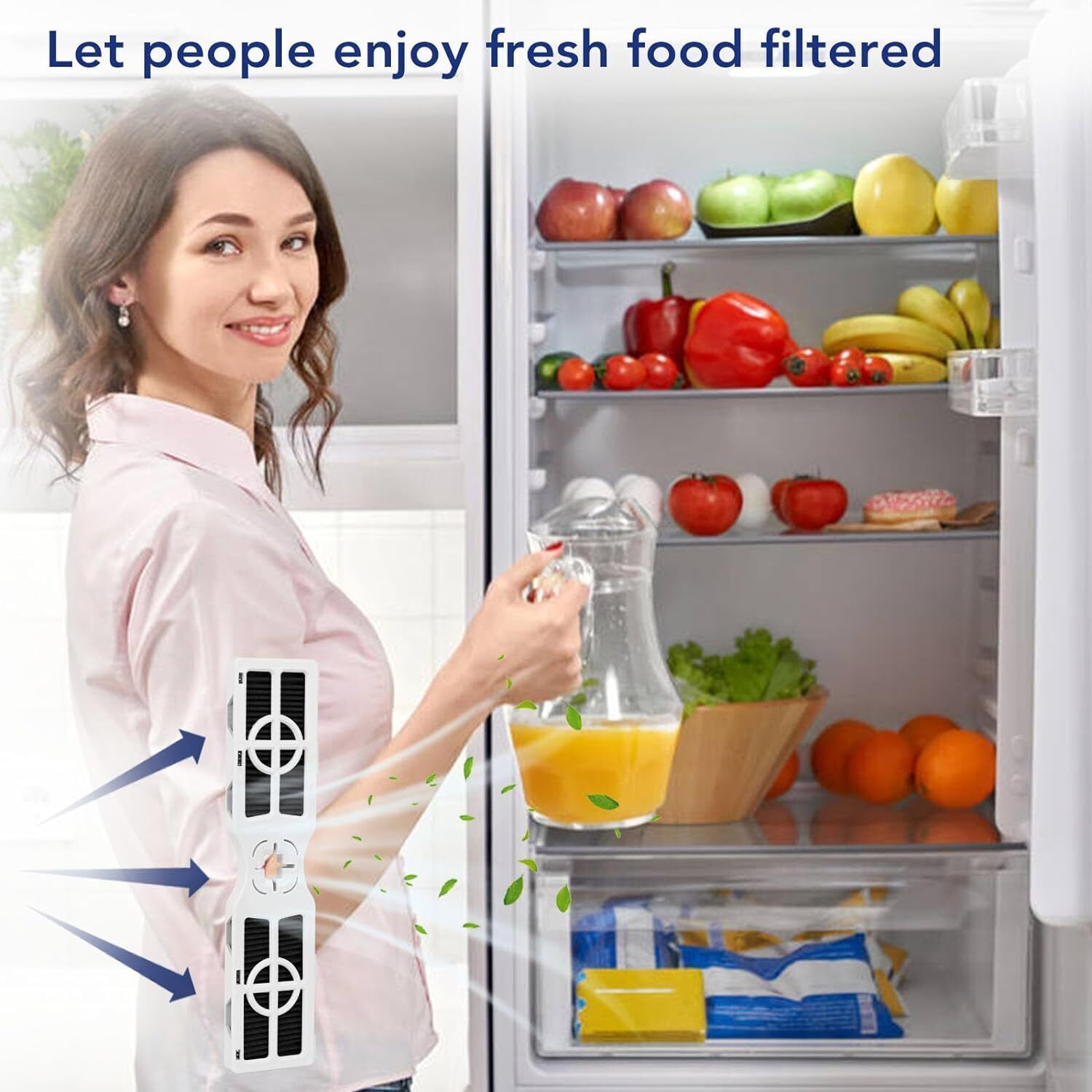 for Frigidaire GRFS2853AF FRGPAAF2 PureAir AF-2 Refrigerator Air Filter 4 Pack