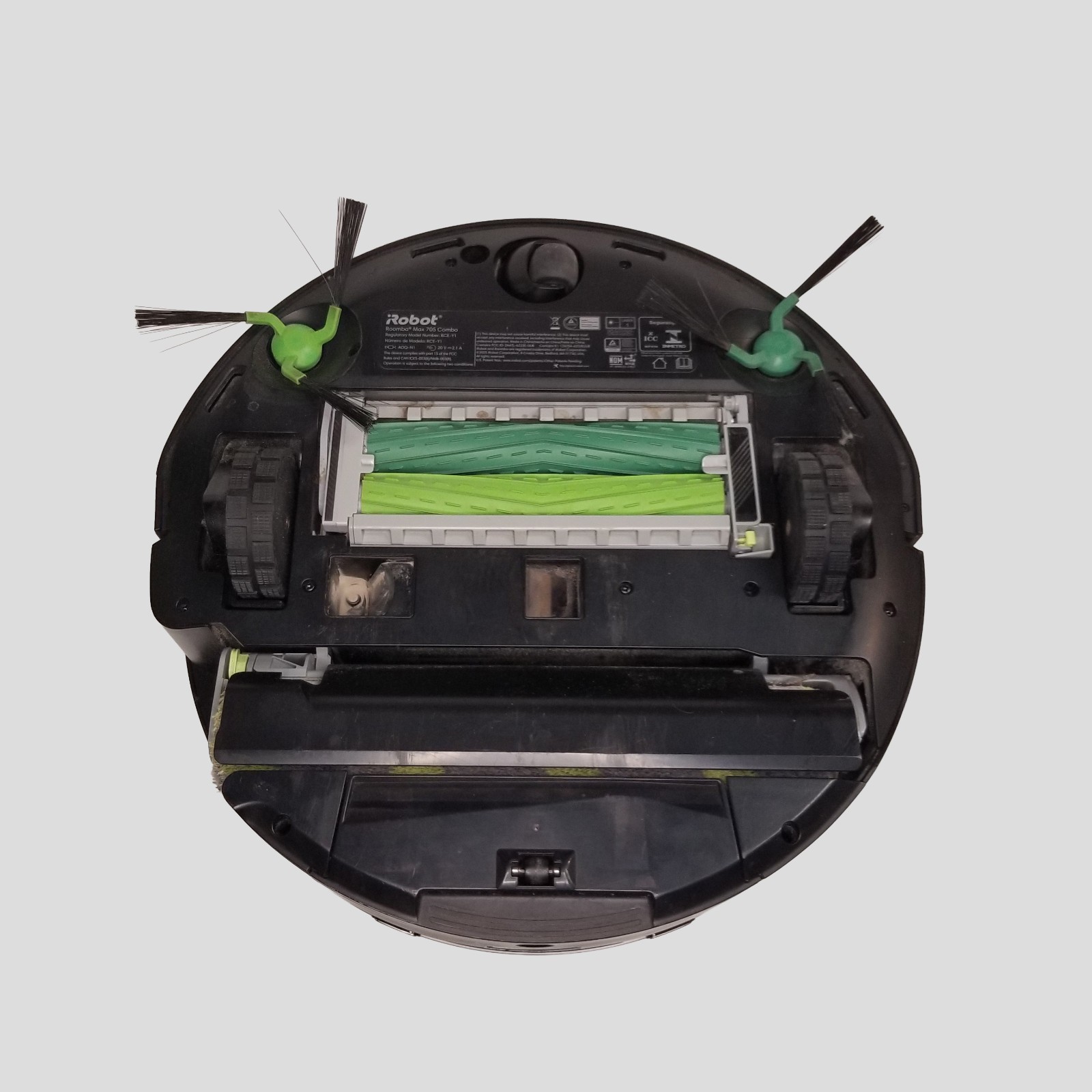 (Read Details!!) – Robot Roomba Max 705 Combo + AutoWash Dock – PowerSpin Mop
