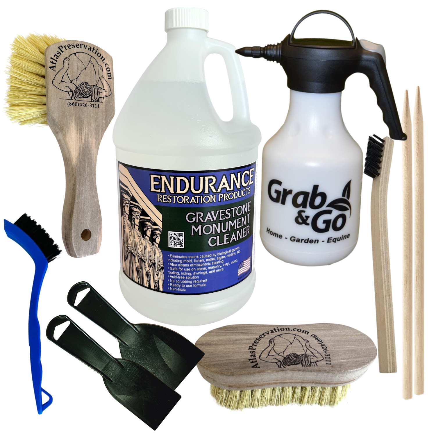 Endurance Restoration – Gravestone & Monument Cleaning – Essential Set