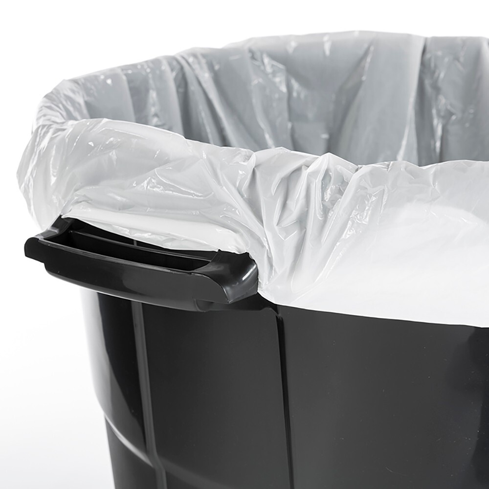Hyper Tough 20 Gallon Heavy Duty Plastic Garbage Can Included Lid Indoor/Outdoor