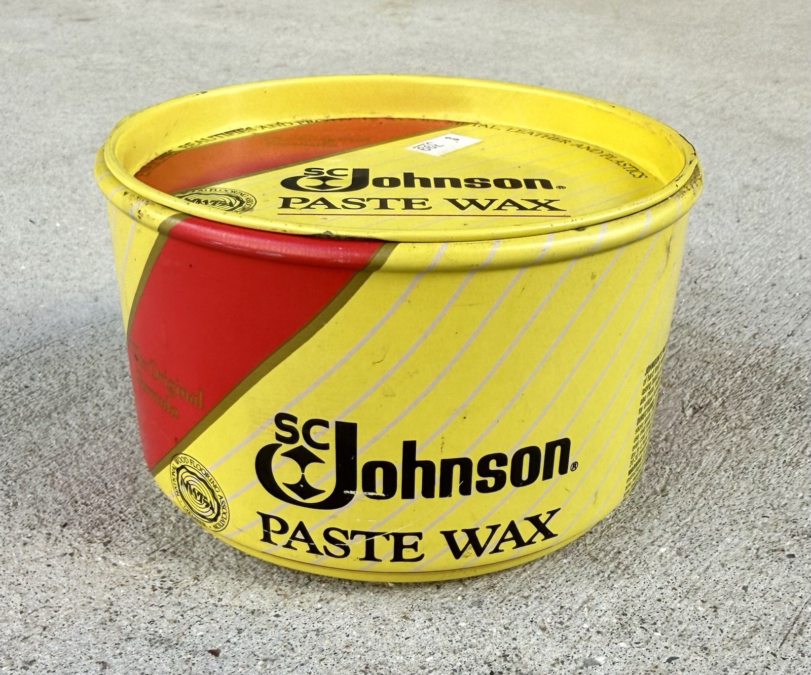 SC Johnson Paste Wax NOS 16 oz Original Formula