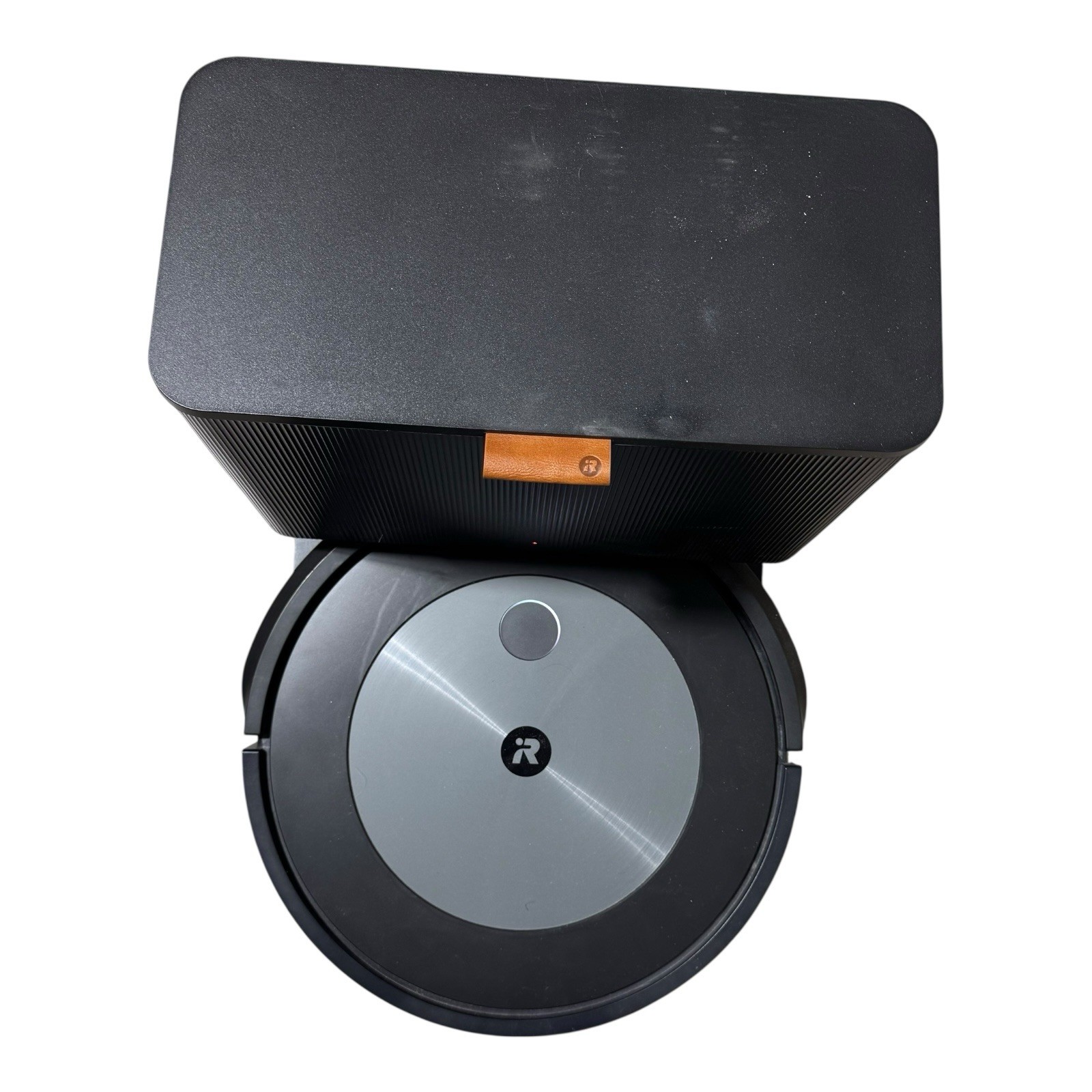 iRobot Roomba j7+ J755020 Robot Vacuum w/ Clean Base Dock Tested No Bags