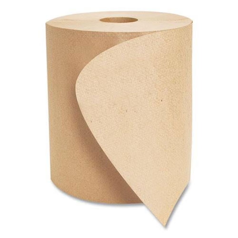 Morsoft Universal Roll Towels, 8″ x 800 ft, Brown, 6 Rolls/Carton -MORR6800