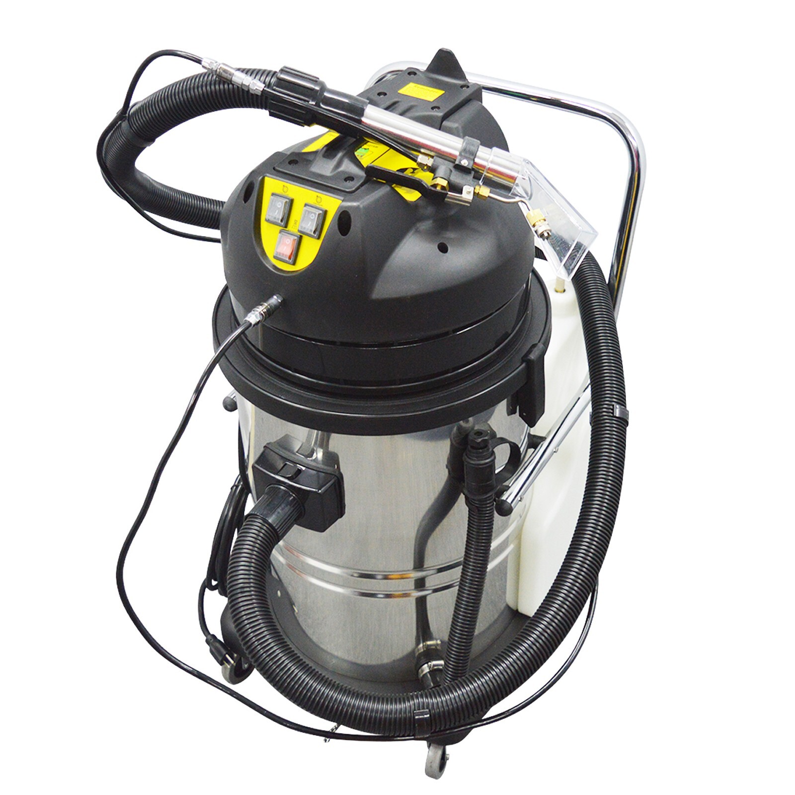 110V 2.7HP 3 in 1 80L Carpet Extractor Machine Wet/Dry Vacuum Cleaner