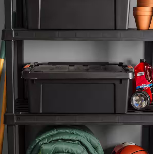 12 gal. Heavy-Duty Stackable Storage Tote