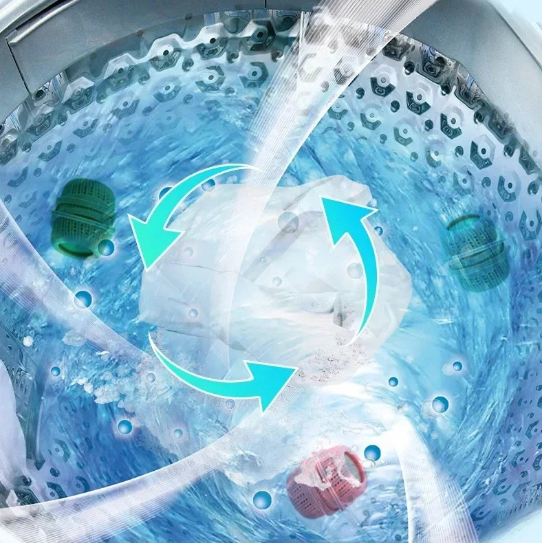 1 pc Laundry Ball Liquid Storage Cleaning Softener Ball Washing Machine Tool
