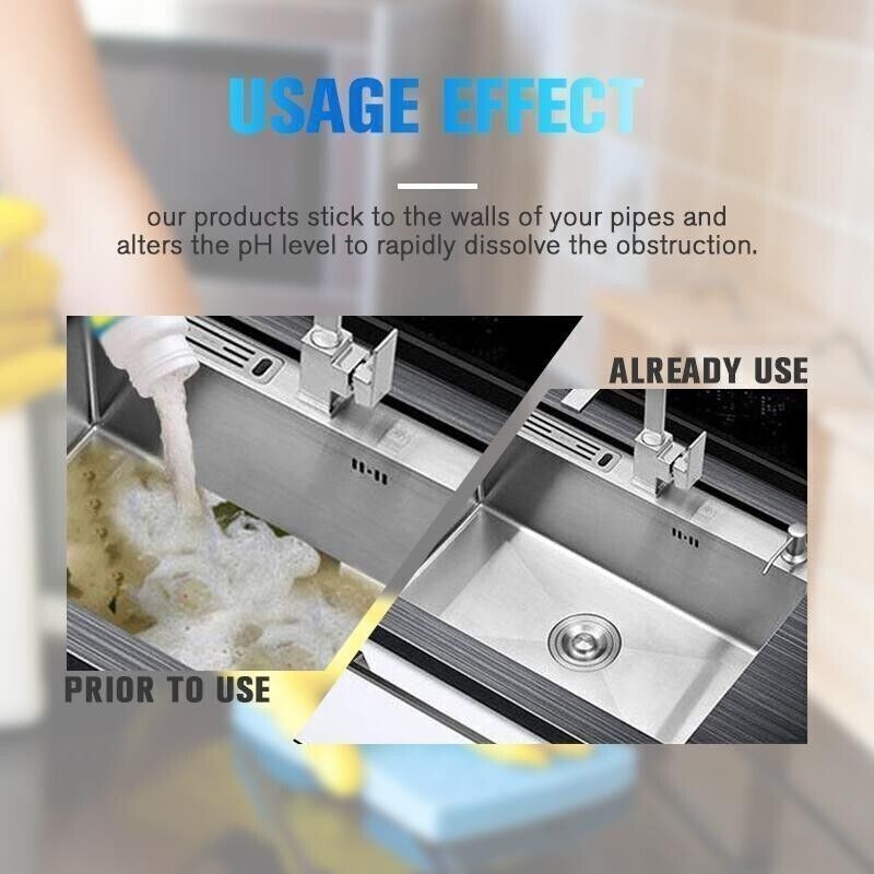 1/2/3pcs Wild Powerful Sink & Drain Cleaner Efficiency Clog Remover & Clean