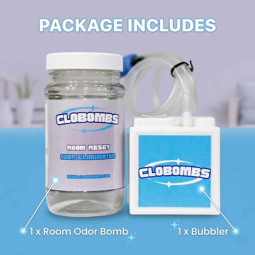 CloBombs, Odor Remover, Home, Car, Pet Urine, Smoke, Mildew, Sweat, Body Odor