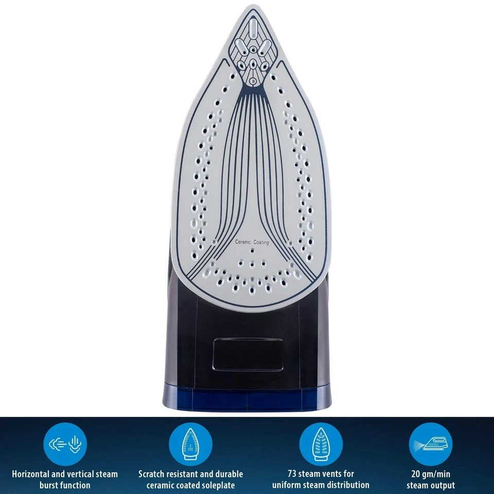 USHA Aqua Glow 2000 watts Steam Iron with Innovative Led Indicator 220V