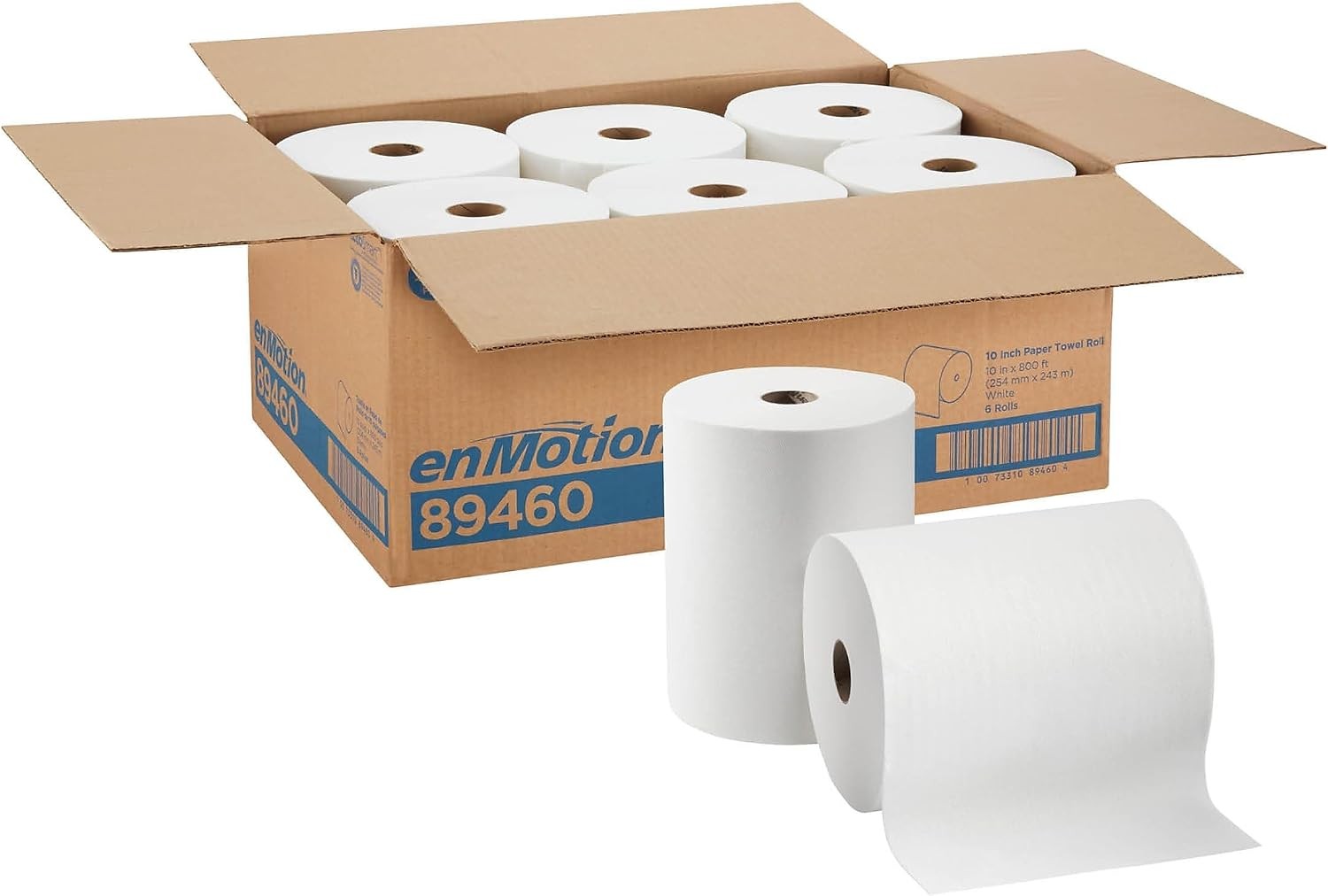 enmotion 647204 enmotion Hardwound Paper Towels 1-Ply 6 Rolls/Carton (89460)