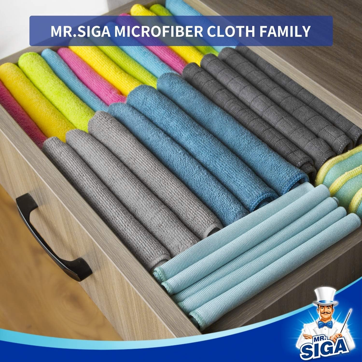 Ultra Soft Microfiber Cleaners – 12.6” x 12.6” – 24 Pack for Home & Office