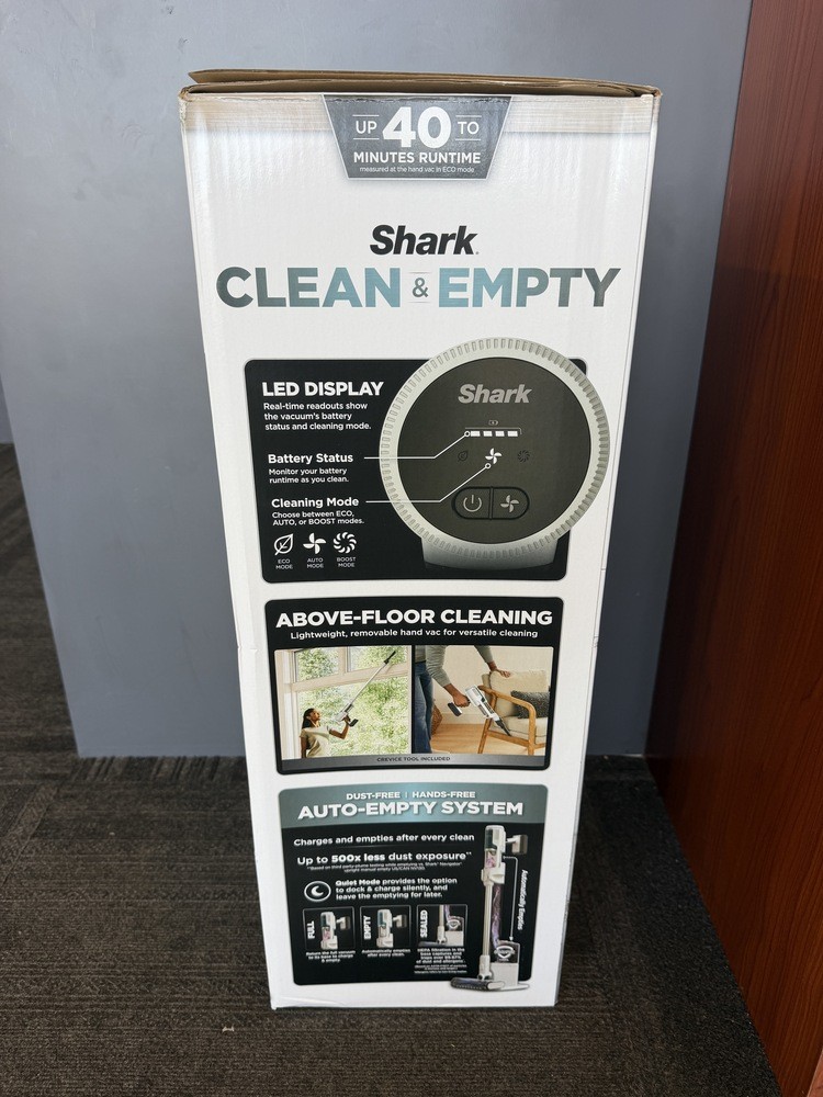 SHARK Clean & Empty Cordless Stick Vacuum, Carpet and Hardfloors – BU3521