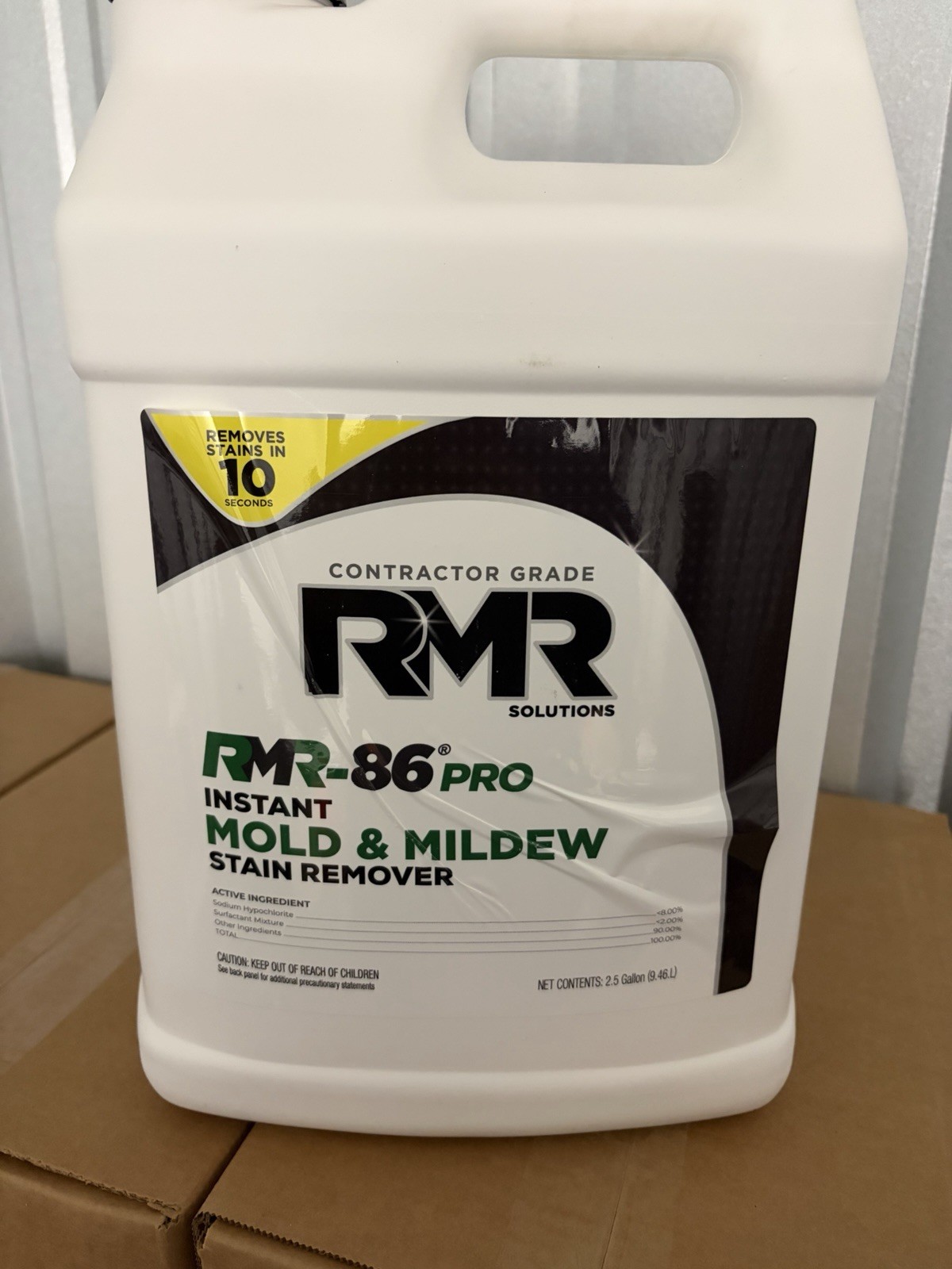 RMR-86 Pro Instant Mold Stain Mildew Remover for Contractors 2.5 Gallons