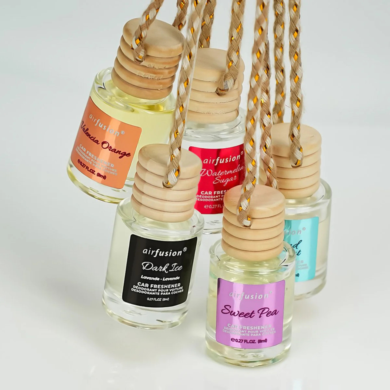 Air Fusion Car Air Freshener Assorted Scents 14 Fresh Fragrance Long Lasting