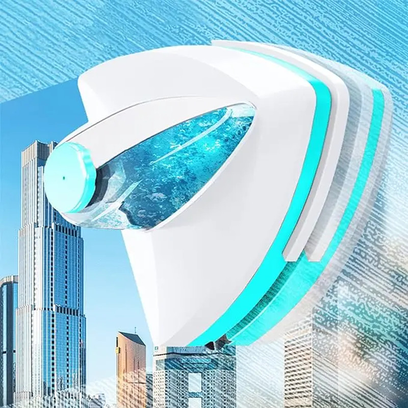 Double Sided Magnet Windows Cleaner Automatic Drainage Wiper Glass Window Washer