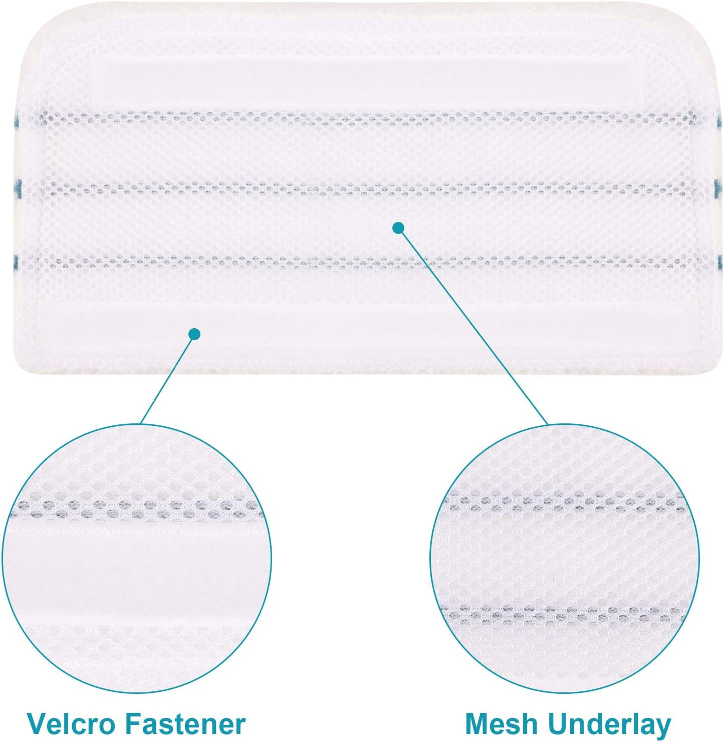 4 PCS Replacement Pads Accessories Compatible with Black+Decker Steam Mop SM1600