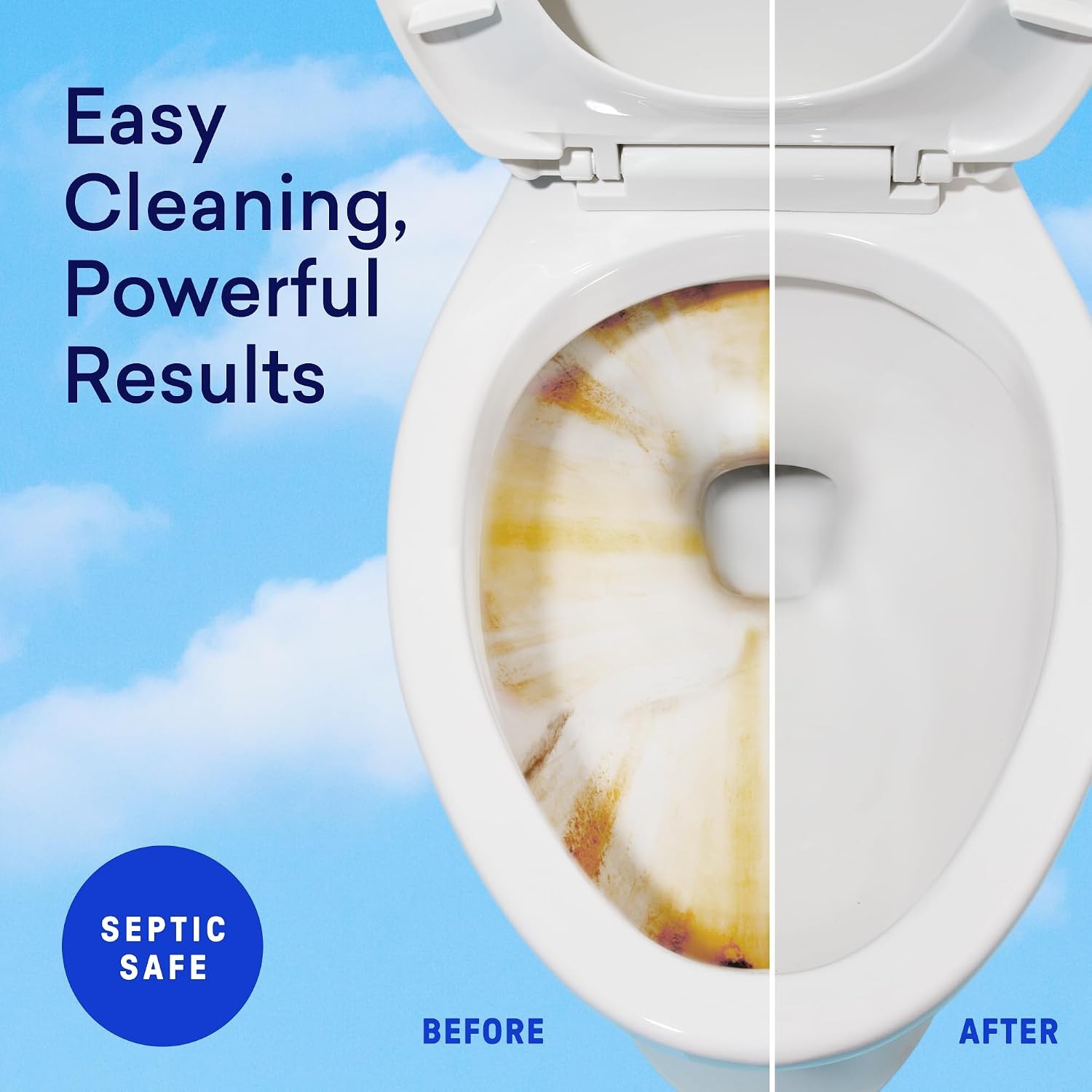 Plastic Free Non Toxic Toilet Cleaner Tablets 14 Count Lemon Cedar Scent